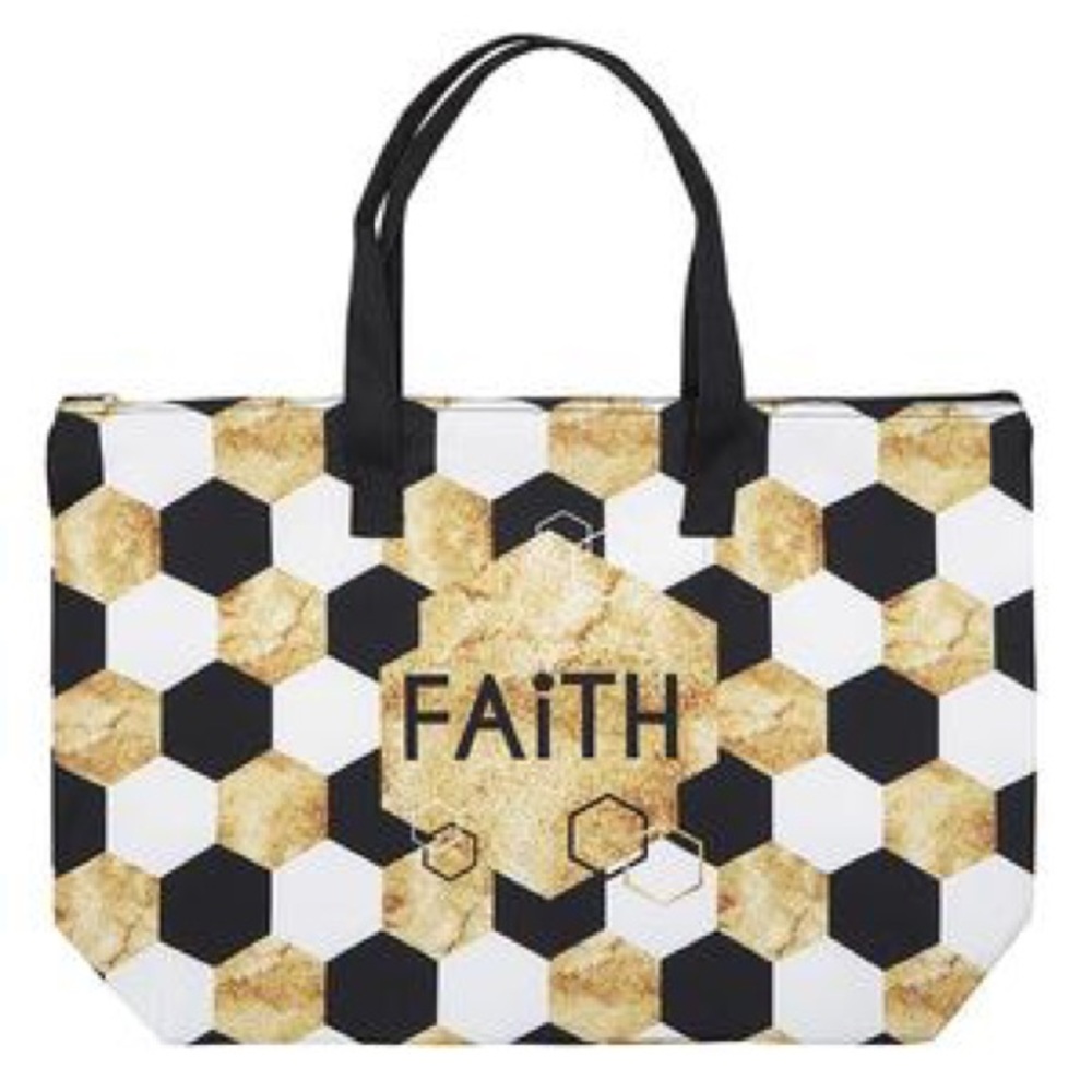 Faith Large Canvas Tote
